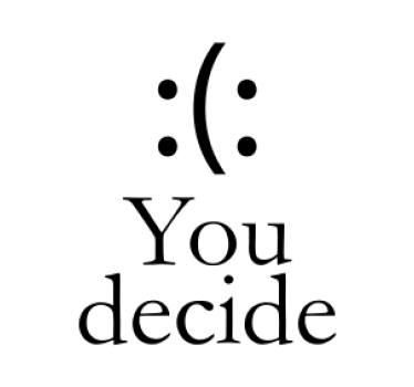Emotive decision statement podstavek za kozarce s citati - TenStickers