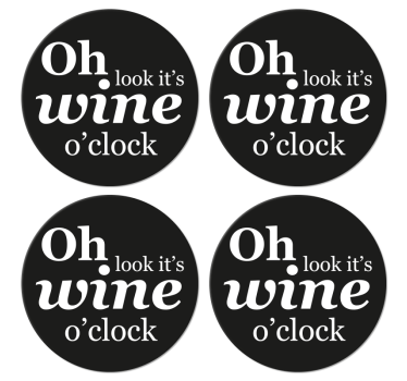 Stavek oh poglej to je vino ura podloga izreki podloga - TenStickers