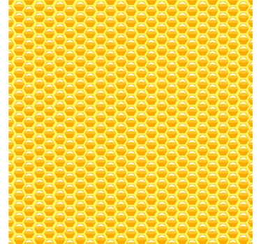 Honeycomb pattern surface podstavek za kozarce - TenStickers