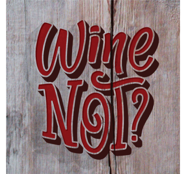Vino ne les reki podloga - TenStickers