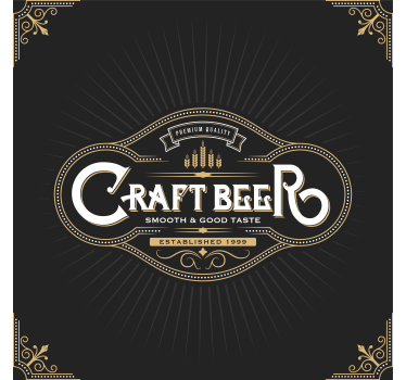 Premium quality beer label podstavek za kozarce - TenStickers