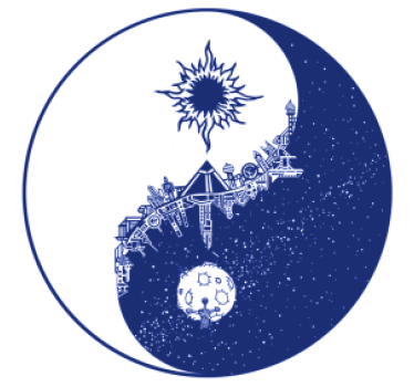Celestial cosmic scene podstavek za kozarce - TenStickers