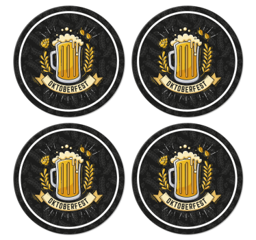 Pivske podstavke oktoberfest - TenStickers