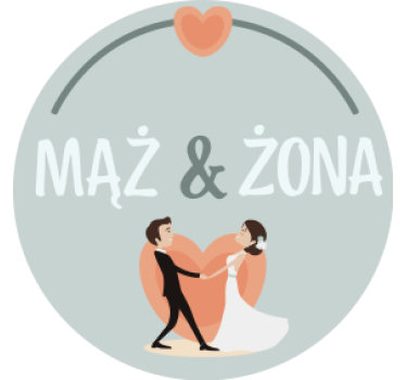 Smešni plesni par na podstavku - TenStickers