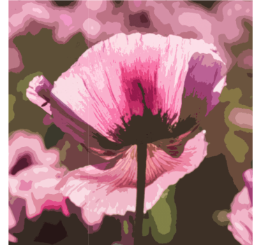 Radiant botanical motif sodobni podstavki za kozarce - TenStickers