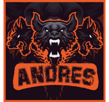 Three headed beast geeky podstavek za kozarce - TenStickers