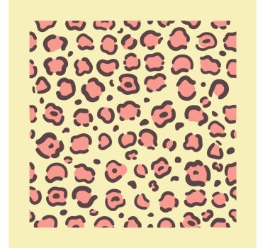 Leopard spot motif sodobni podstavki za kozarce - TenStickers