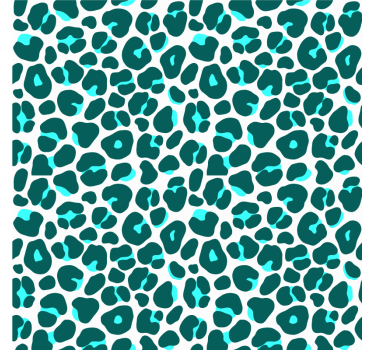Modri in črni neon leopard sodobni podstavek za pijačo - TenStickers