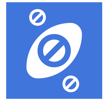 Abstract blue shapes podstavek za kozarce piva - TenStickers