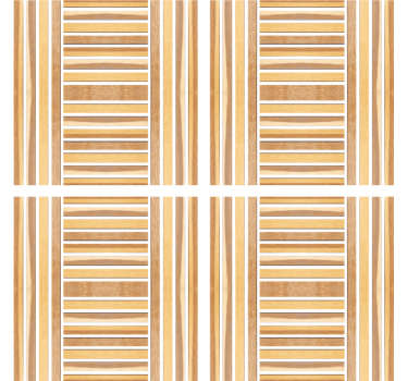 Textured striped pattern podstavek za kozarce pivo - TenStickers