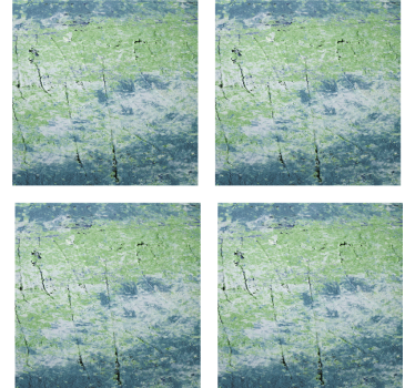Textured green surface podstavek za kozarce pivo - TenStickers