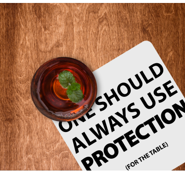 Bold text reminder podstavek za kozarce s citati - TenStickers