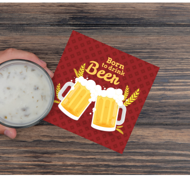 Cheers with beers podstavek za kozarce - TenStickers