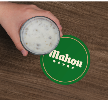 Classic beverage circular marker podstavek za kozarce - TenStickers
