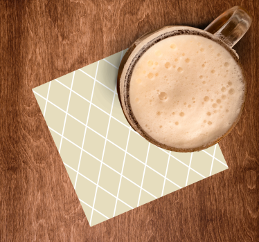 Diagonal pattern coaster podstavek za kozarce - TenStickers