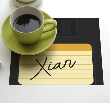 Disketa z imenom geeky coasters - TenStickers