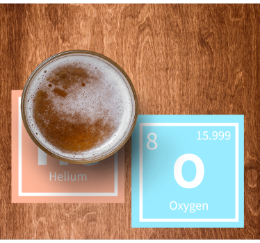 Elemental style coasters podstavek za kozarce pivo - TenStickers