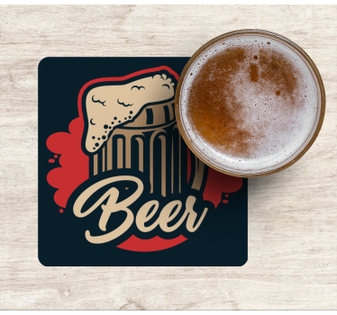 Frothy mug illustration podstavek za kozarce - TenStickers