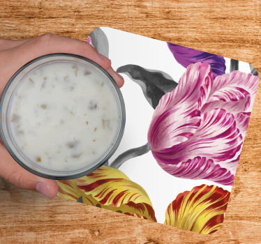 Lively botanical motifs sodobni podstavki za kozarce - TenStickers