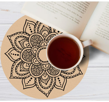 Mandala lesen vzorec za podstavke za pivo - TenStickers