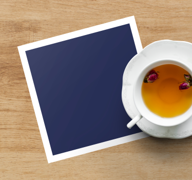Podstavke za kozarce sodobni globoko modri ozadje - TenStickers