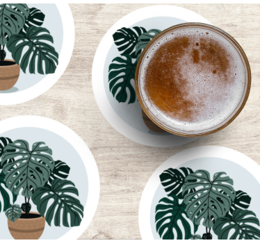 Podstavke za kozarce sodobni ilustracija monstera - TenStickers