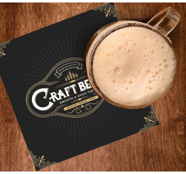 Premium quality beer label podstavek za kozarce - TenStickers