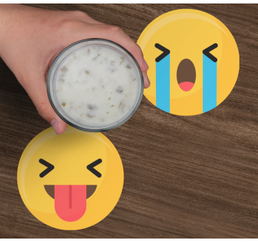 Socialni mediji emoji geeky podloga - TenStickers