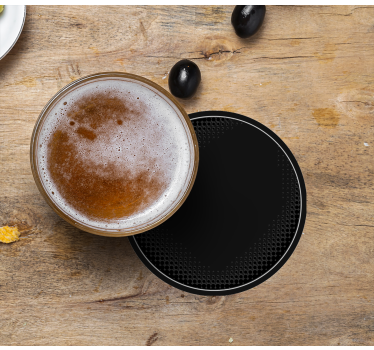 Textured circular surface podstavek za kozarce pivo - TenStickers