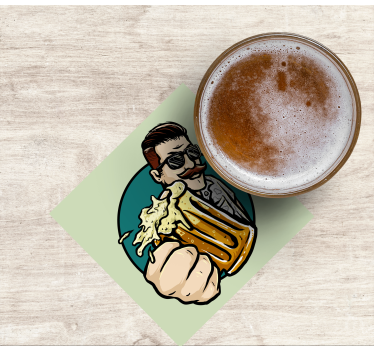 Vintage kozarec pivskih podloga - TenStickers