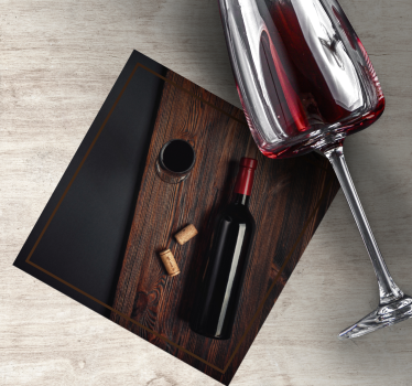 Wine bottle corks beverage podstavek za kozarce - TenStickers