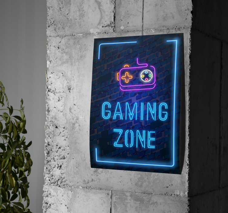 gaming zone plakat video igre - TenStickers