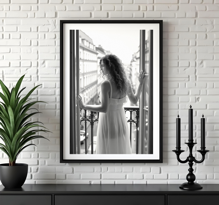 Gospa zjutraj realistični foto plakat - TenStickers