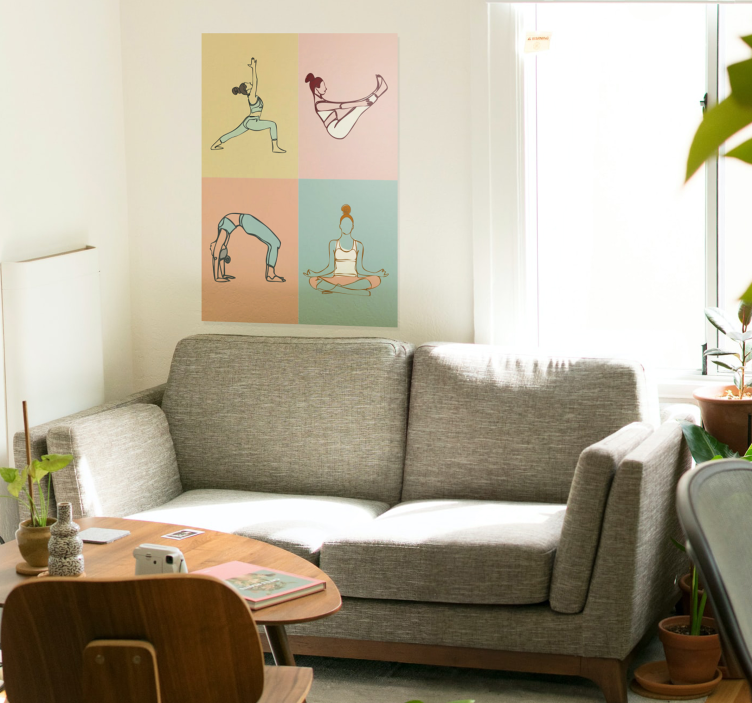 Joga postava plakat za steno - TenStickers