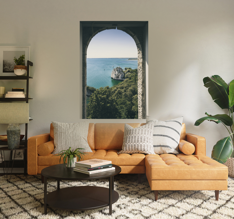 Krajinski plakat s pogledom na morje - TenStickers