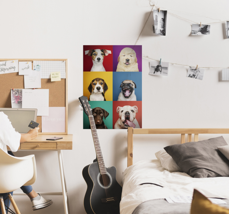 Oblikovanje plakata za pes kuža - TenStickers