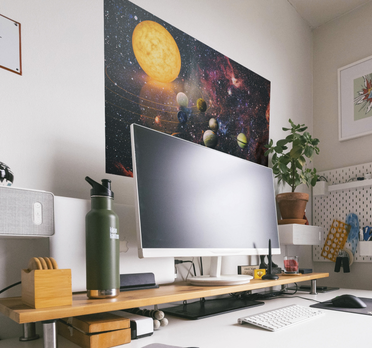 Tisk plakata sončnega sistema - TenStickers