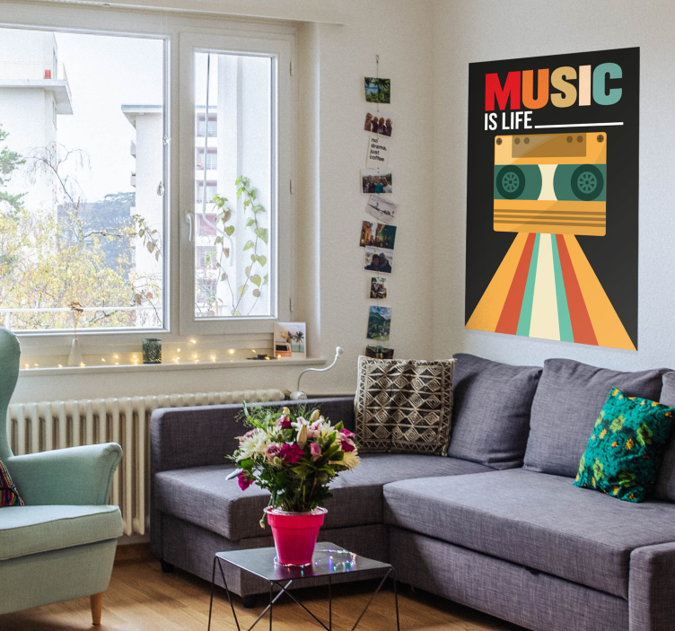 Oblikovanje plakata z glasbenimi citati - TenStickers