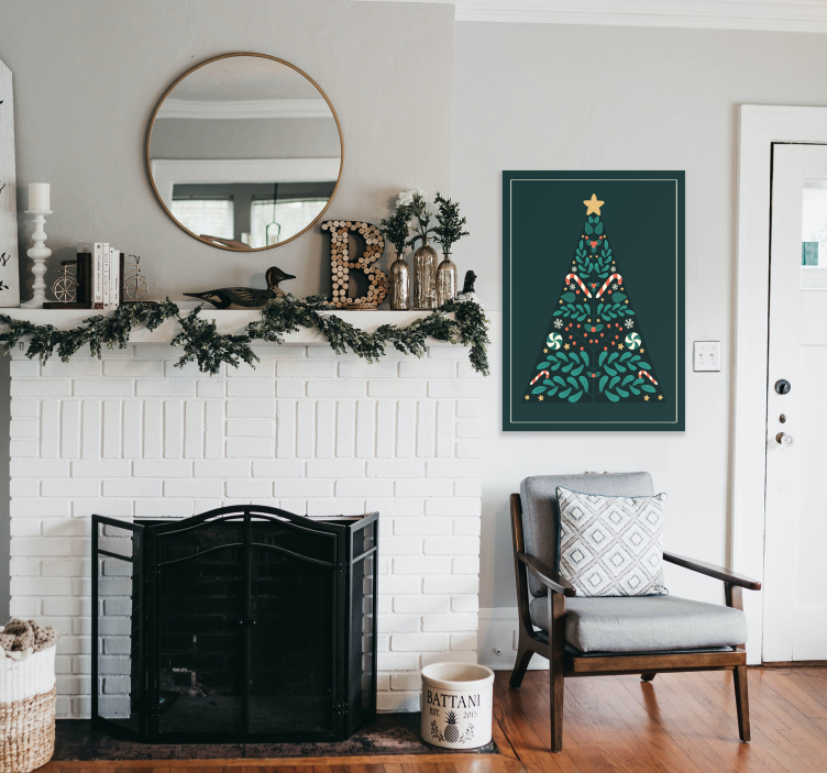 Tisk plakatov za božično drevo - TenStickers