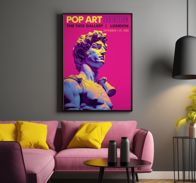 Pop art razstava Dnevniški plakat - TenStickers