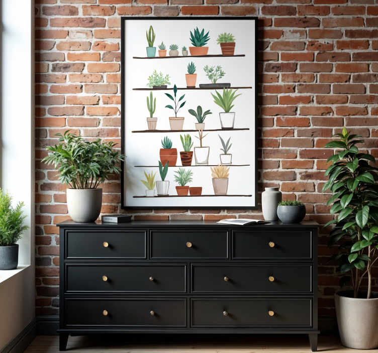 Rastline plakat umetniška risba - TenStickers