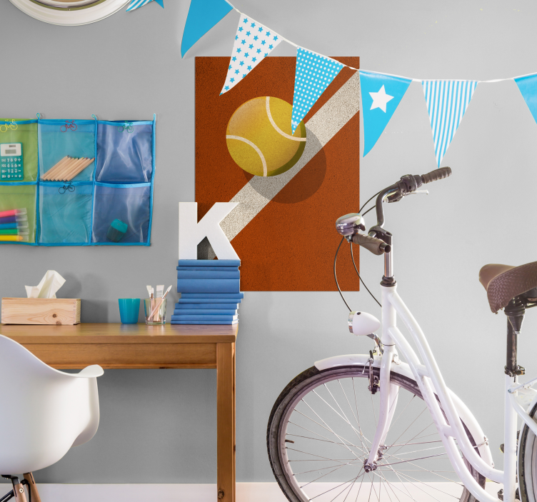 Plakat za oblikovanje teniške žogice - TenStickers