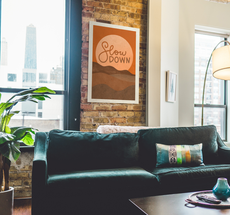 Upočasni tiskanje besedilnih plakatov - TenStickers