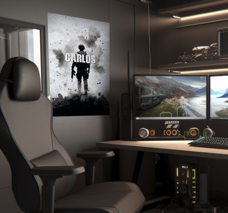 Vojaški vojak Plakat najstniška soba - TenStickers