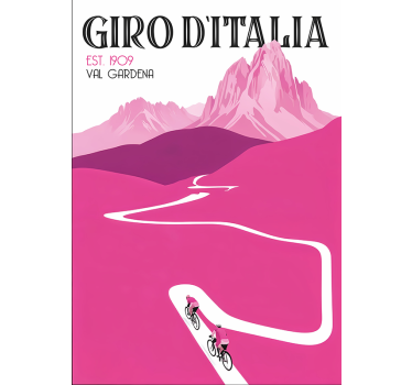 val gardena Kolesarski plakat - TenStickers