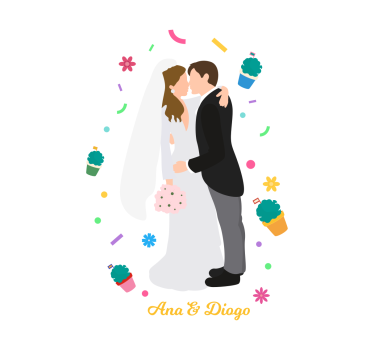 "santo antónio" weddings plakat za praznovanja in dogodke - TenStickers