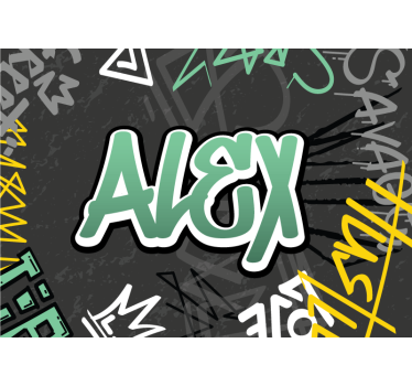 Tisk plakatov z grafiti po meri - TenStickers