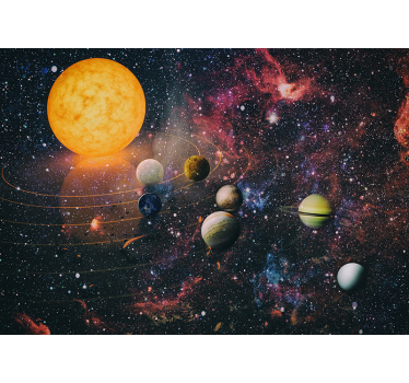Plakat sončnega sistema - TenStickers