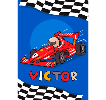 Plakat formule 1 za otroke - TenStickers