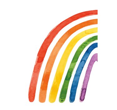 Akvarelni mavrični plakat - TenStickers